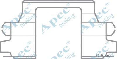 APEC BRAKING kit420 -  Комплектующие, тормозные колодки